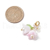 5Pcs Flower Butterfly Acrylic Pendant Decoration HJEW-JM02941-3