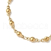 2Pcs 304 Stainless Steel Bar Link Chains Bracelet Making AJEW-JB01350-4
