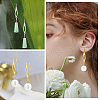 DICOSMETIC 100Pcs 2 Color 304 Stainless Steel Earring Hooks DIY-DC0001-45-7