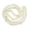 Electroplate Glass Beads Strands EGLA-T021-11B-2