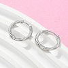 304 Stainless Steel Twist Hoop Earrings for Women EJEW-A130-02A-P-4