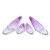 Transparent Resin Wing Earrings Pendants FIND-TAC0006-60D-2