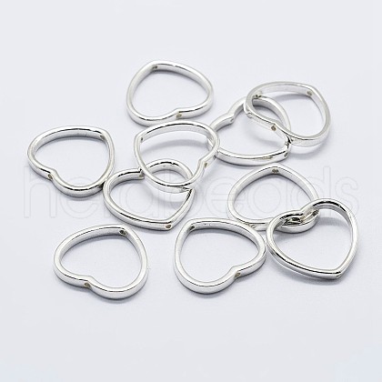 925 Sterling Silver Bead Frames STER-F036-15S-8.5mm-1