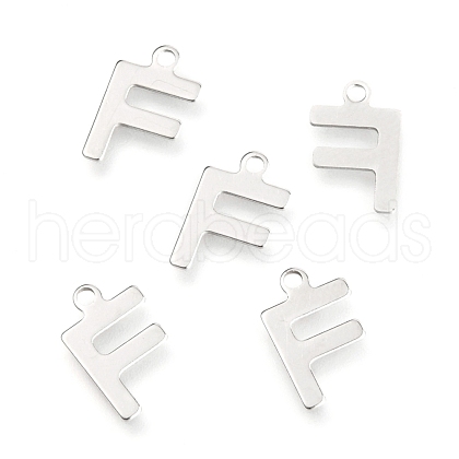 201 Stainless Steel Charms STAS-C021-06P-F-1