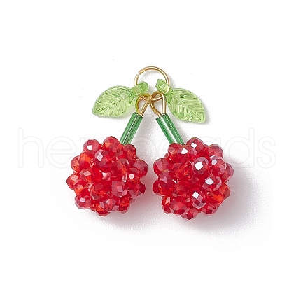 Glass Pendants PALLOY-MZ00683-1