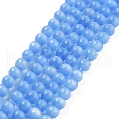 Cat Eye Beads Strands X-CE-R002-6mm-07-1