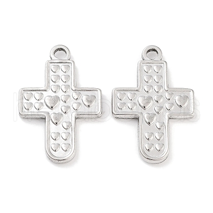Non-Tarnish 304 Stainless Steel Pendants STAS-P364-14P-1