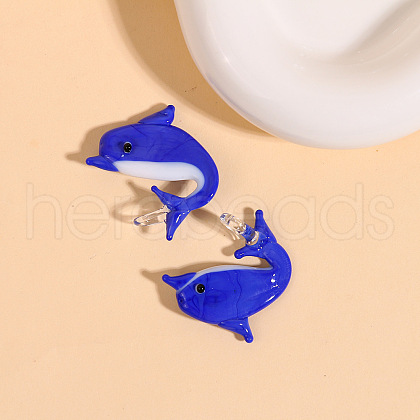 Handmade Lampwork Pendants PW-WG71B79-02-1