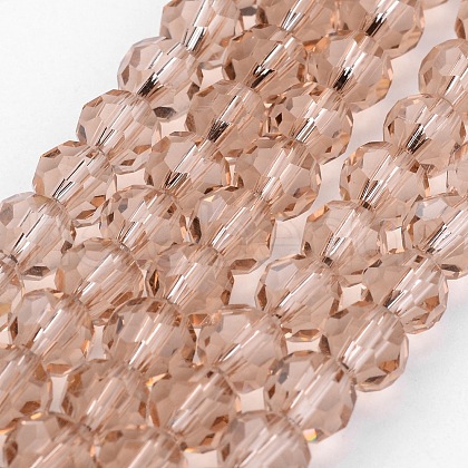 Transparent Glass Bead Strands X-GLAA-G013-10mm-90-1