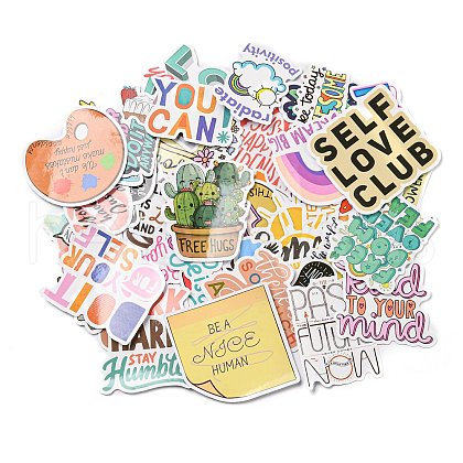 50 Sheets Paper Letter Stickers STIC-Q002-09-1