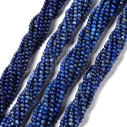 Natural Lapis Lazuli Beads Strands G-K311-14A-1-1