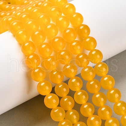 Natural & Dyed Malaysia Jade Bead Strands X-G-A146-8mm-A03-1