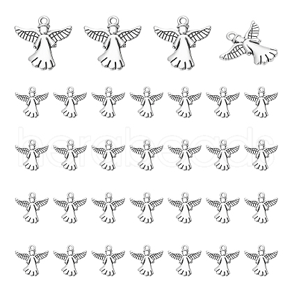 Unicraftale 50Pcs Tibetan Style Alloy Pendants FIND-UN0004-25-1