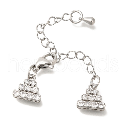 Brass Lobster Claw Clasps KK-K388-62P-1