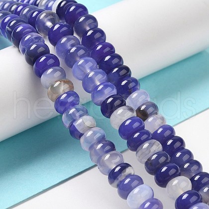 Natural Agate Beads Strands G-H295-C03-14-1