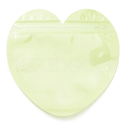 Heart Shaped Plastic Packaging Yin-yang Zip Lock Bags OPP-D003-02A-1