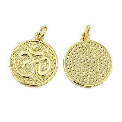 Rack Plating Brass Pendants KK-Q784-03G-1