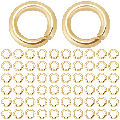 Beebeecraft 600Pcs 304 Stainless Steel Open Jump Rings STAS-BBC0004-96C-1