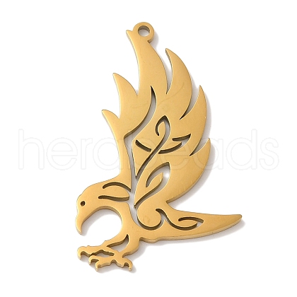 304 Stainless Steel Pendants STAS-U010-18G-1