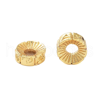 Rack Plating Brass Beads KK-S379-12G-1