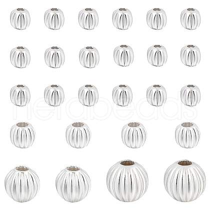  26pcs 925 Sterling Silver Spacer Beads STER-PH0002-60-1
