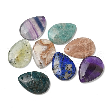 Natural  Mixed Gemstone Pendants G-Z071-03-1