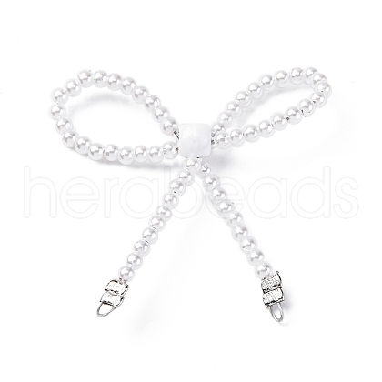Alloy & Glass Bowknot Chandelier Component Links PALLOY-D359-02B-1