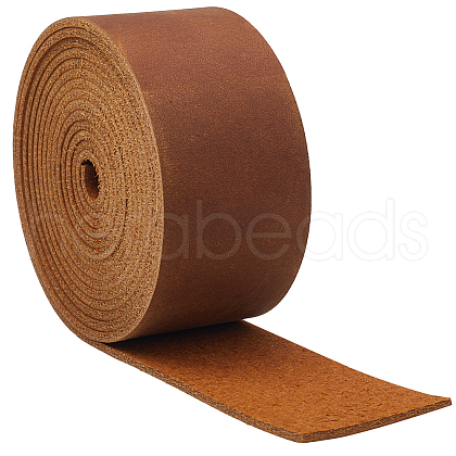 1.6M Flat AB Grade Cowhide Leather Cord AJEW-WH0007-59C-06-1