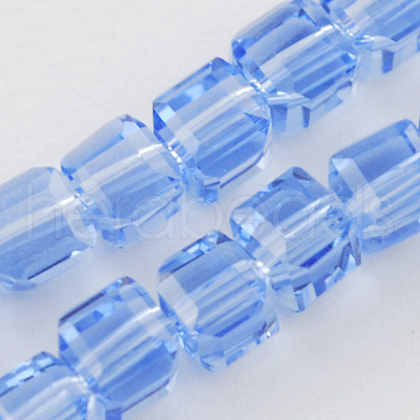 Glass Bead Strands X-GLAA-R041-6x6mm-30-1