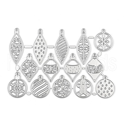 Christmas Carbon Steel Cutting Dies Stencils X-DIY-R079-045-1