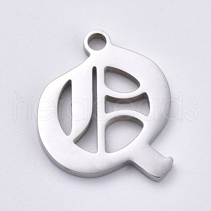 304 Stainless Steel Pendants STAS-CJC0001-22Q-1
