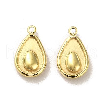 304 Stainless Steel Pendants STAS-L022-131G-1