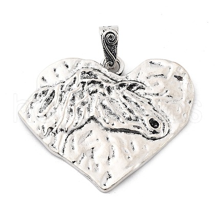Tibetan Style Alloy Big Pendants PALLOY-D362-02AS-F-1