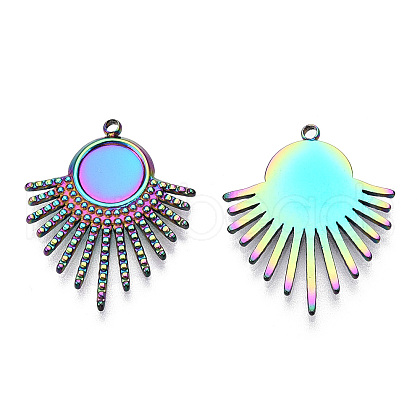 201 Stainless Steel Pendants STAS-S119-045-1
