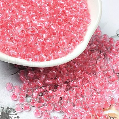 Transparent Glass Round Seed Beads X1-SEED-B001-05A-23-1