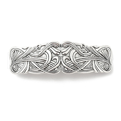 Vintage Viking Knot Alloy Hair Barrettes AJEW-K048-01AS-1