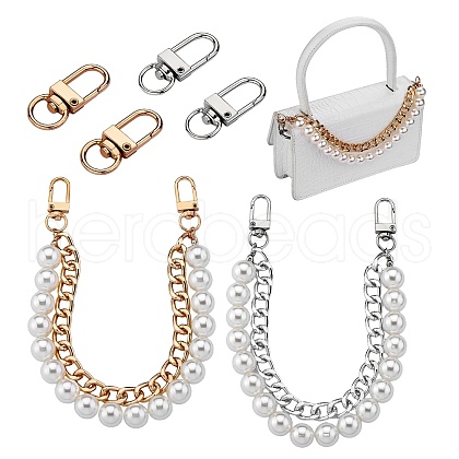 DIY Imitation Pearl Bag Strap Making Kits DIY-SZ0008-93-1