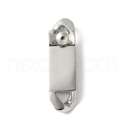 316 Surgical Stainless Steel Box Clasps STAS-H234-04P-01-1