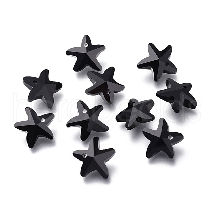 Faceted Glass Charms GLAA-H101-A-09-1