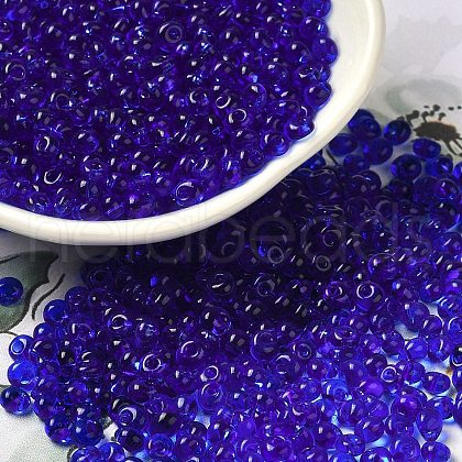 Transparent Colours Glass Seed Beads X1-SEED-P006-02A-16-1