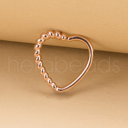 316L Surgical Stainless Steel Hoop Nose Rings WGE451E-01-1