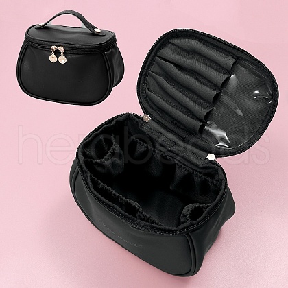 Portable PU Leather Waterpoof Large Makeup Storage Bag PW-WG31652-04-1