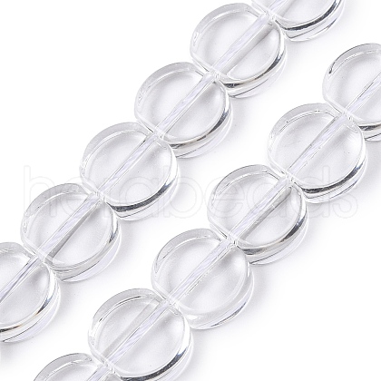 Transparent Glass Beads Strands GLAA-N001-59-1