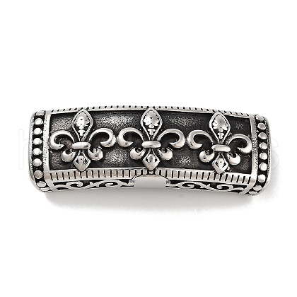 Tibetan Style 304 Stainless Steel Slide Charms/Slider Beads STAS-L274-004AS-1