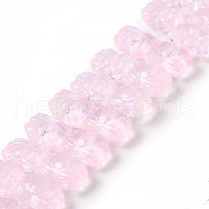 Transparent Glass Beads Strands GLAA-F114-01C-1