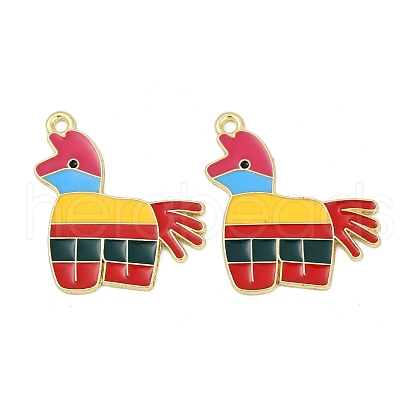 Cinco De Mayo Theme Alloy Enamel Pendants ENAM-V001-05E-G-1