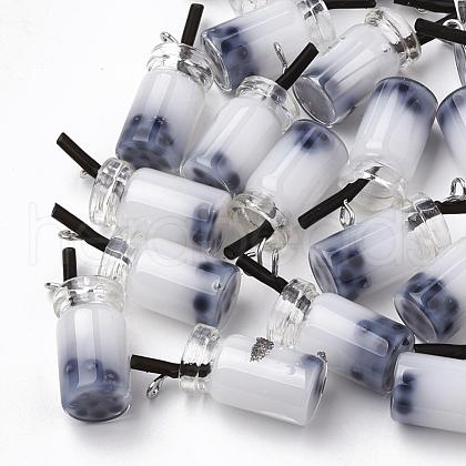 Glass Bottle Pendants CRES-N017-03G-1