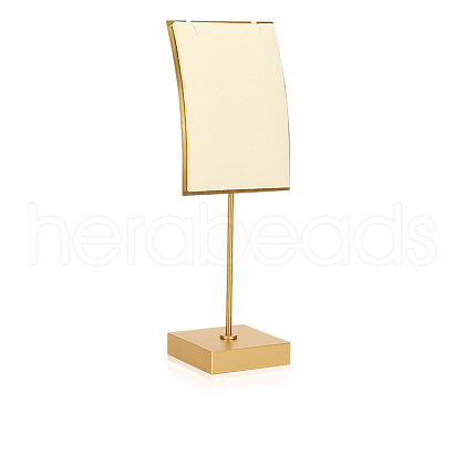 Velvet & Metal Single Necklace Display Riser Stands PW-WG94442-01-1