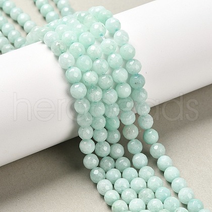 Natural Malaysia Jade Beads Strands X-G-K288-6mm-13-1