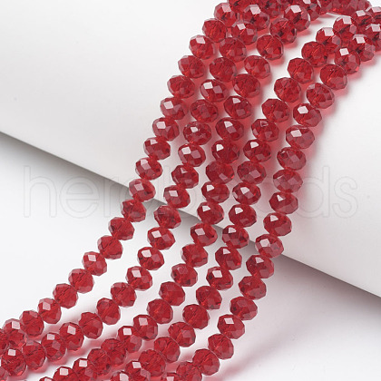 Glass Beads Strands EGLA-A034-T4mm-D07-1